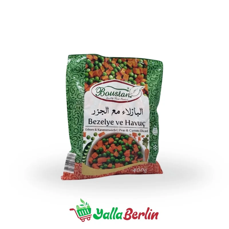 Boustan Jung Erbsen mit Karotten 400gr