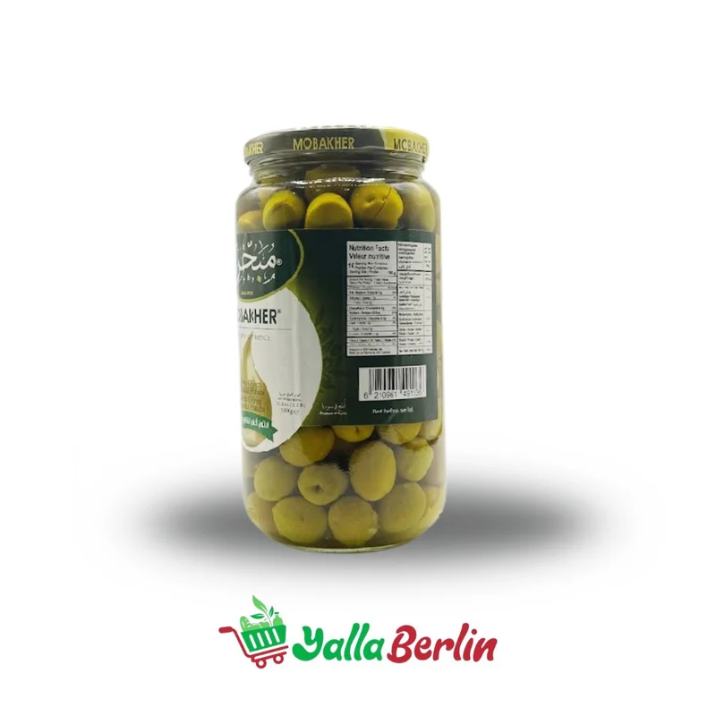 Mobakher Grüne Oliven – Toufahi Halabi – 1250 gr