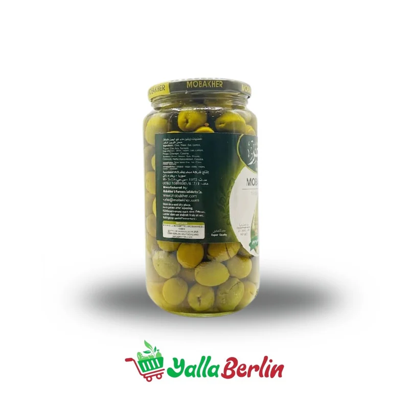 Mobakher Grüne Oliven – Toufahi Halabi – 1250 gr