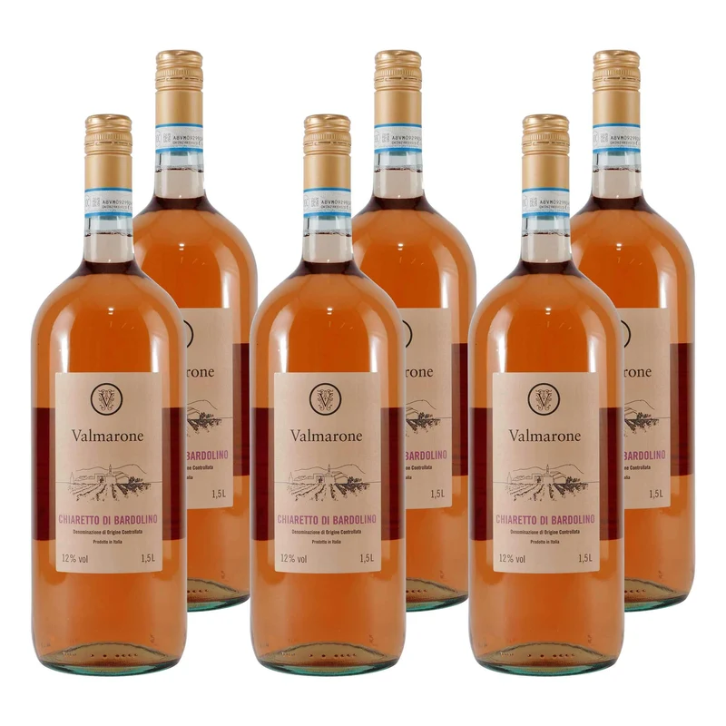 Valmarone Chiaretto di Bardolino DOC -trocken- (6 x 1,5L)