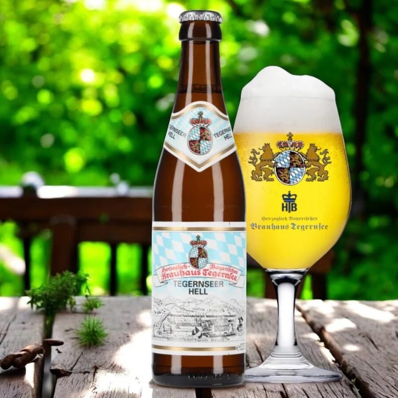 Tegernseer Hell 0,33l mit 4,8% Vol.