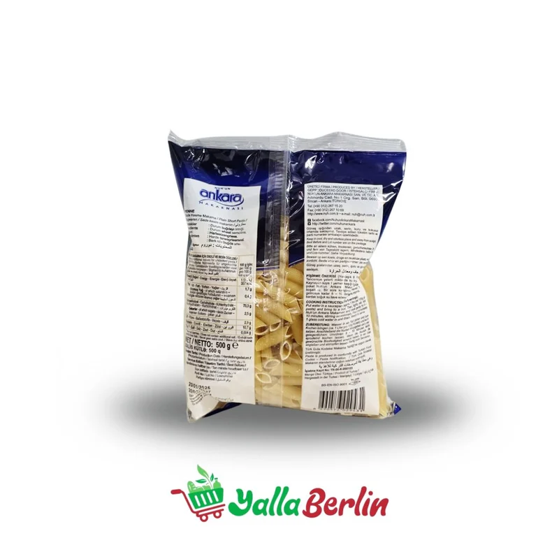 Ankara PENNE RIGATE NUDELN 500gr
