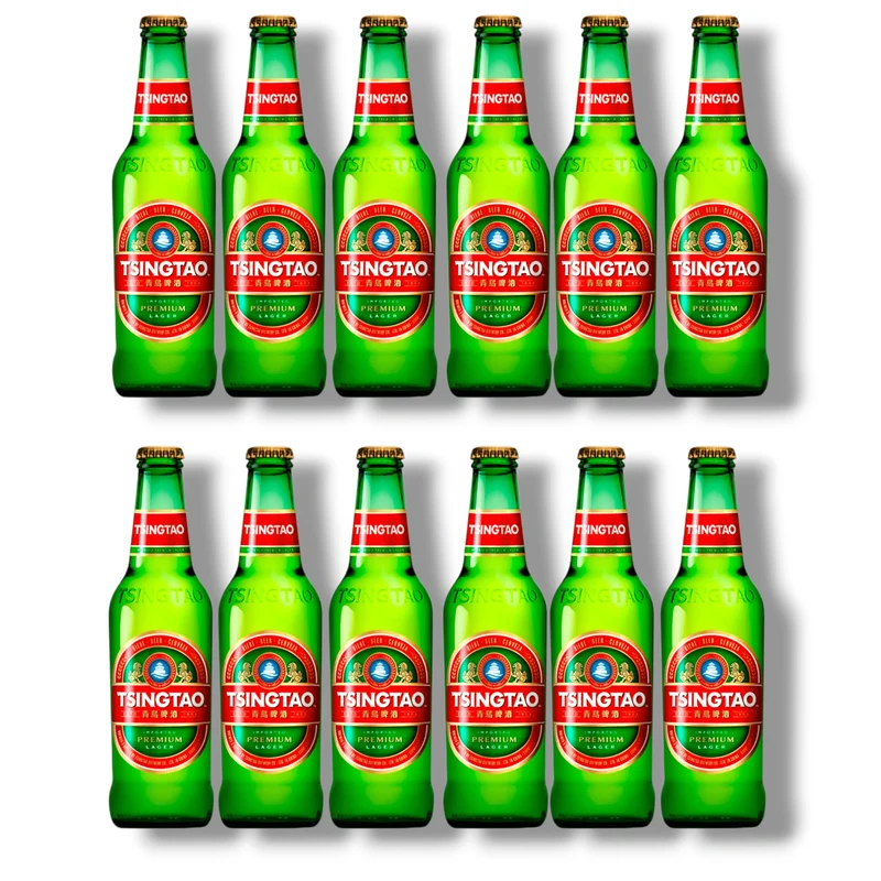 Tsingtao 0,33l– Chinesisches Lagerbier 4,7% Vol.