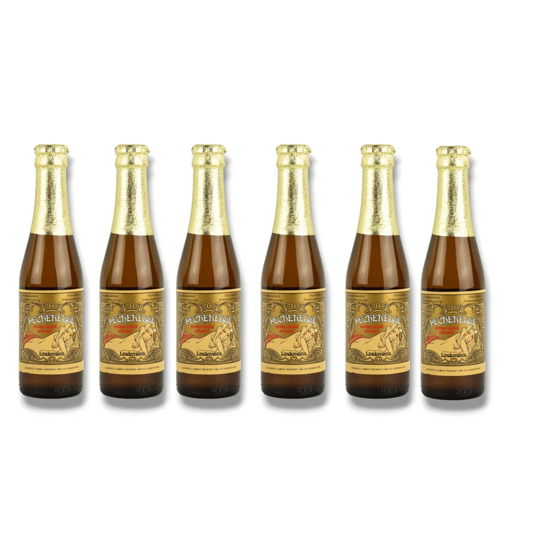 Lindemans Pecheresse 0,25l– Belgisches Pfirsich-Fruchtbier 1,2% Vol.