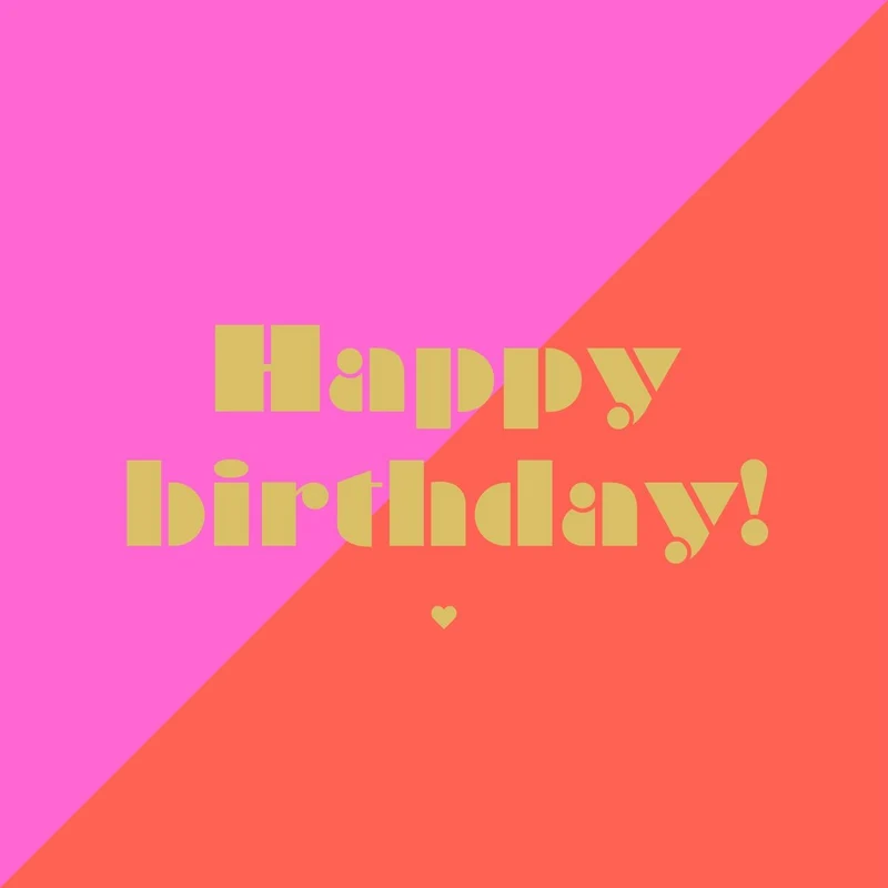Happy Birthday ❤️ 🧡💛 gute Laune Servietten - von ppd