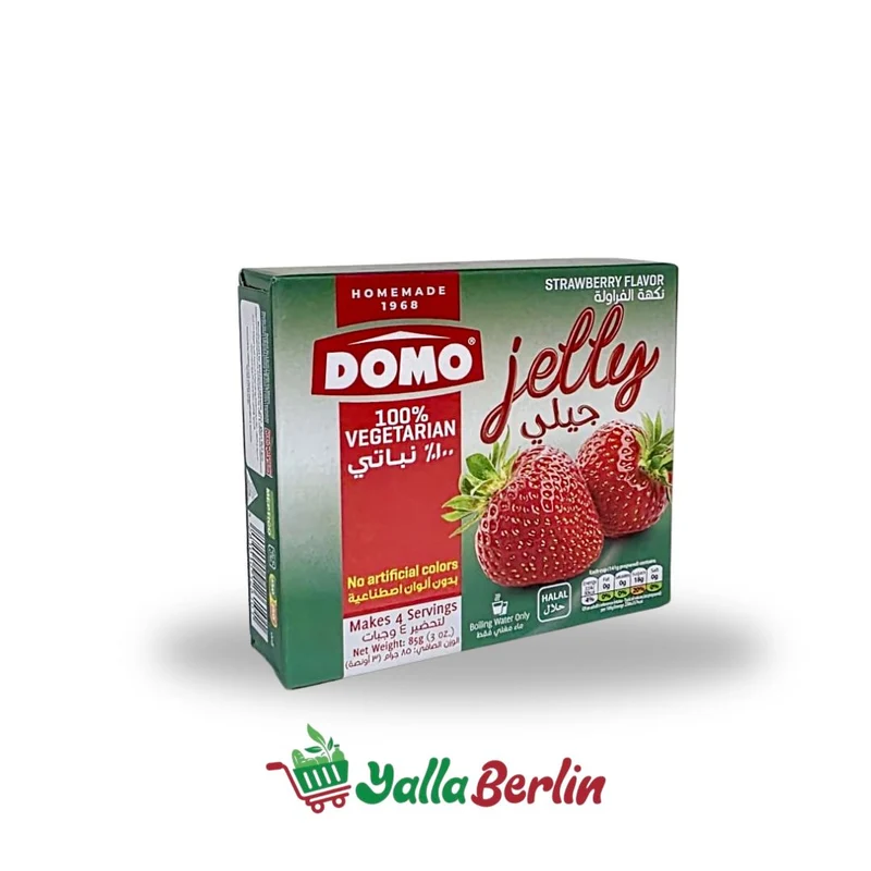 Domo jelly mit Erdbeergeschmack