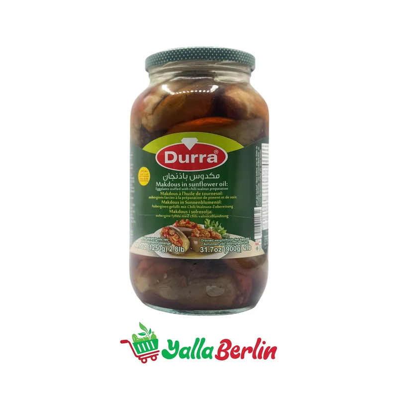 DURRA MAKDOUS IN SONNENBLUMENÖL 1250 Gr