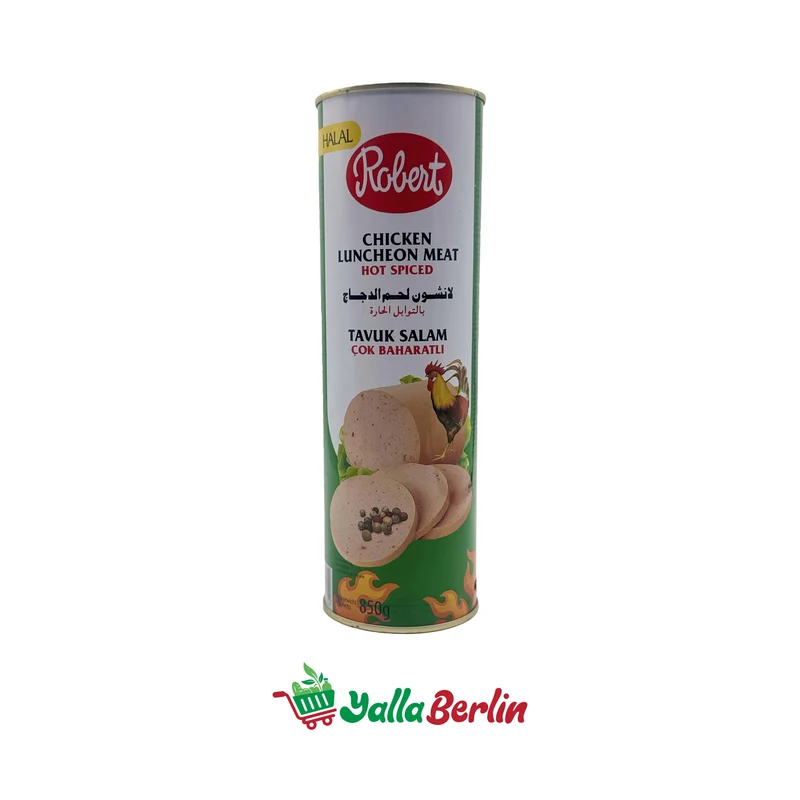 ROBERT HUHN LUNCHEON FLEISCH SCHARF (850 Gr)