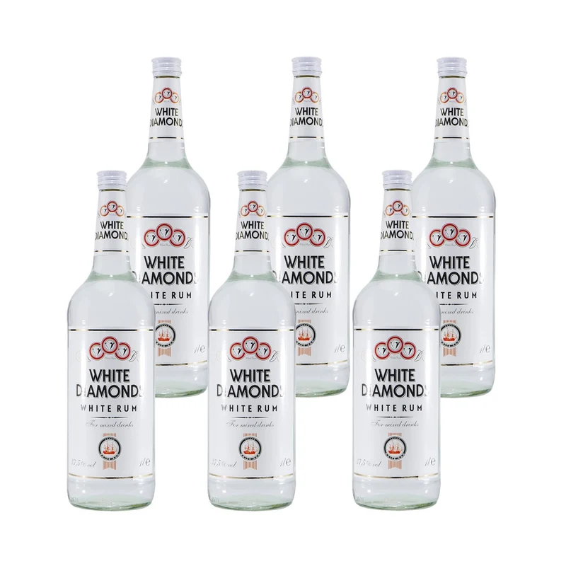 White Diamonds White Rum (6 x 1,0L)