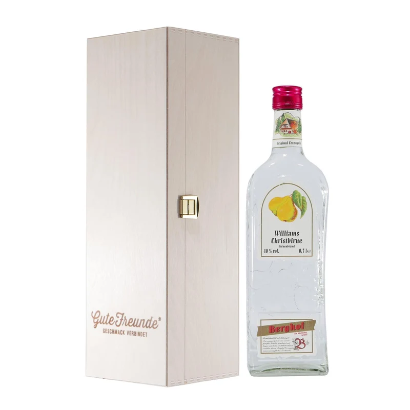 Berghof Williams Christbirne mit Geschenk-Holzkiste