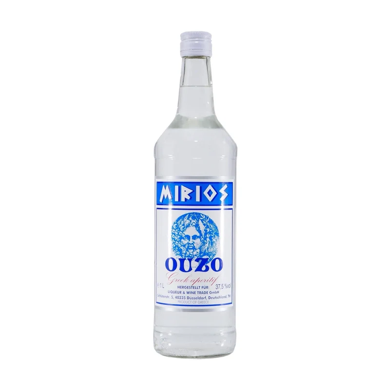 Mirios Ouzo - Greek Aperitif mit Geschenk-Holzkiste