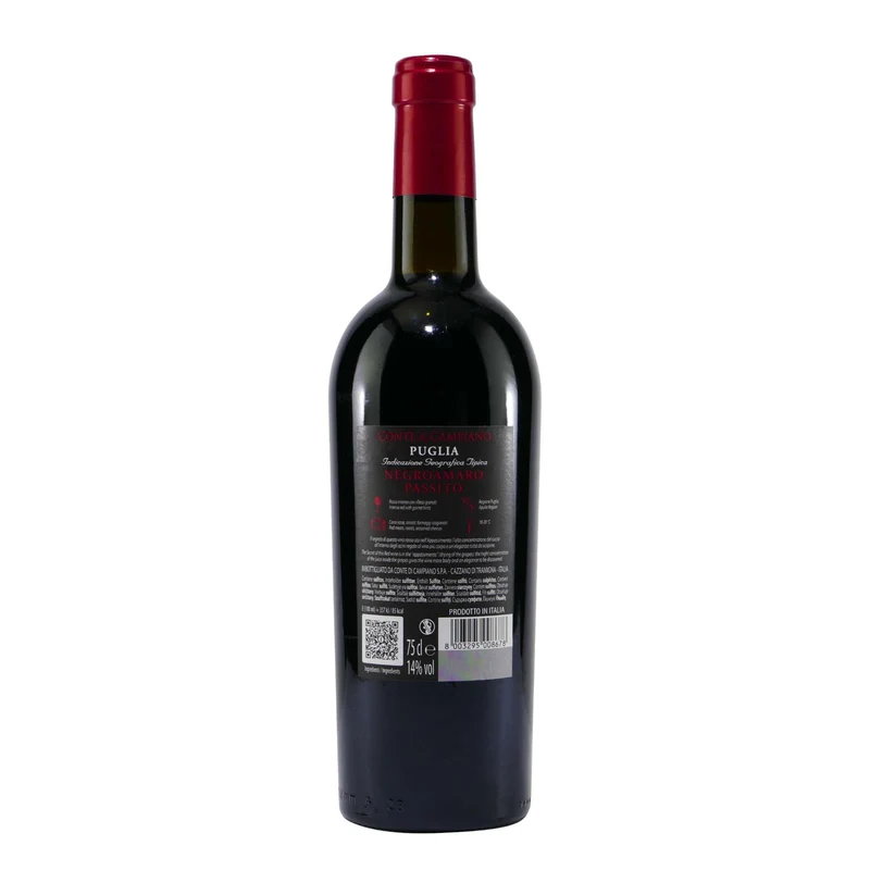 Conte di Campiano Negroamaro Passito IGT -trocken- (6 x 0,75L)