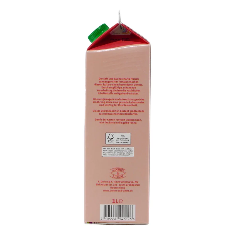 Grünfink Tomaten Saft (8 x 1,0L)