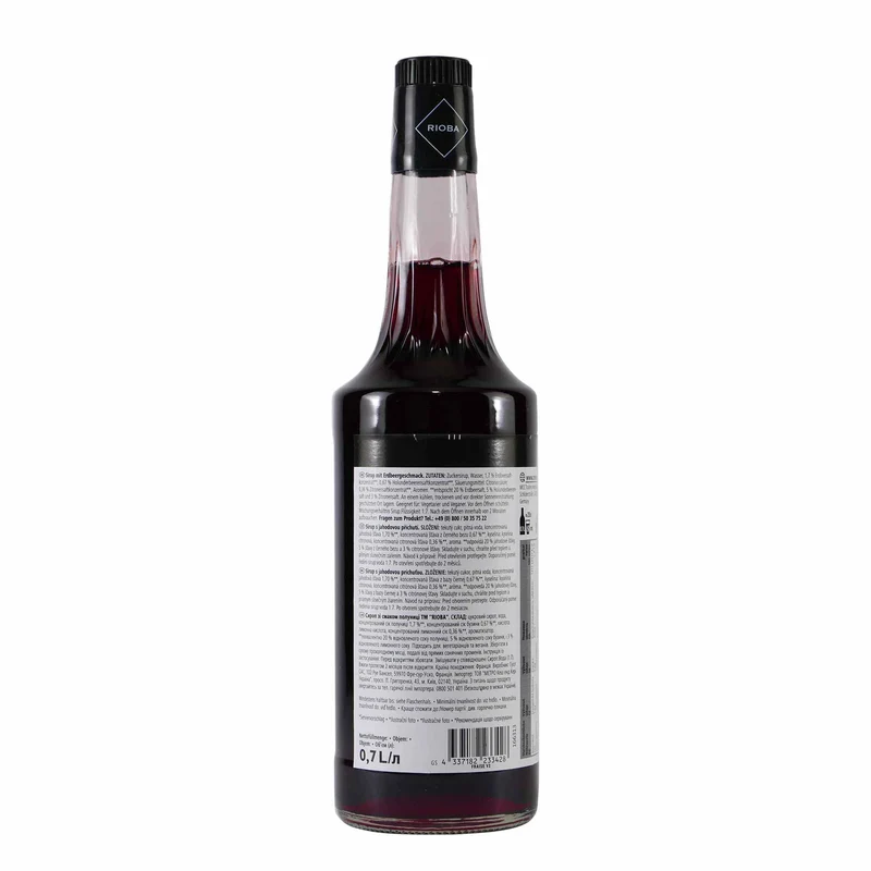 Rioba Strawberry (Erdbeer) Syrup