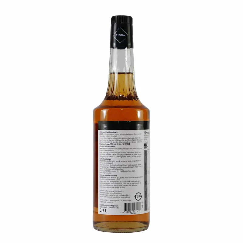 Rioba Vanilla (Vanille) Syrup