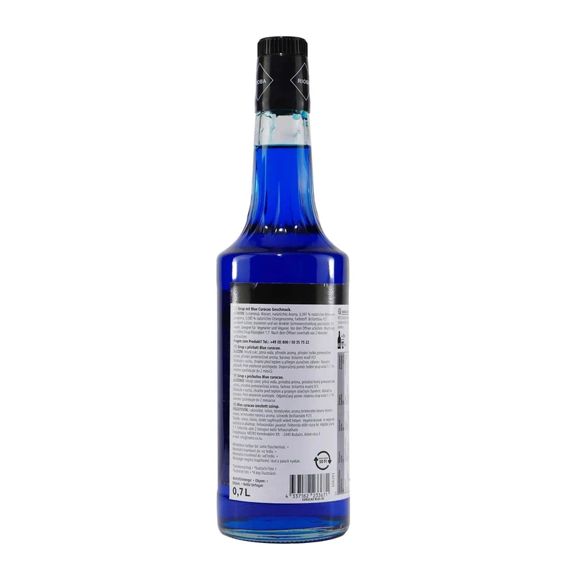 Rioba Blue Curacao Bar-Syrup (6 x 0,7L)