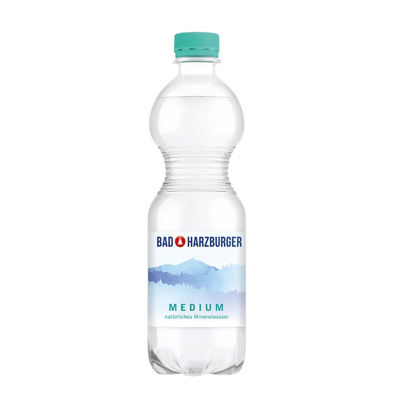 Bad Harzburger Mineralwasser -Medium- (6 x 0,5l) EINWEG