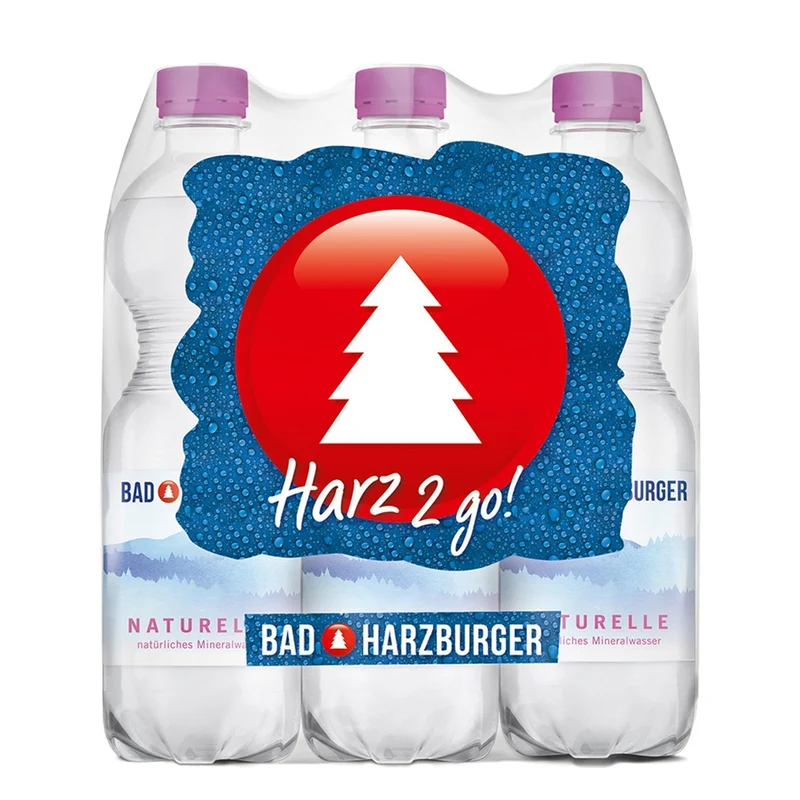 Bad Harzburger Mineralwasser -Naturelle- (6 x 0,5L) EINWEG