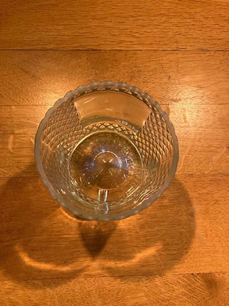 Glas mit Facettenschliff ✨ besonders & edel