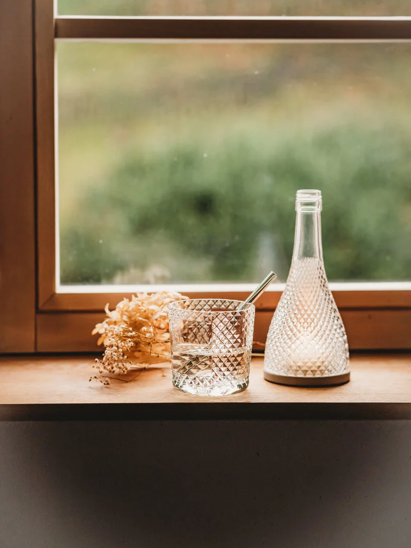 Glas mit Facettenschliff ✨ besonders & edel