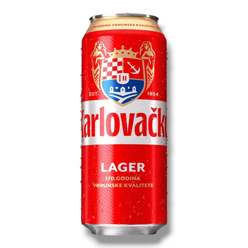 Karlovacko Lager 0,5 l Dose – Kroatisches Lagerbier 5,0 % Vol.