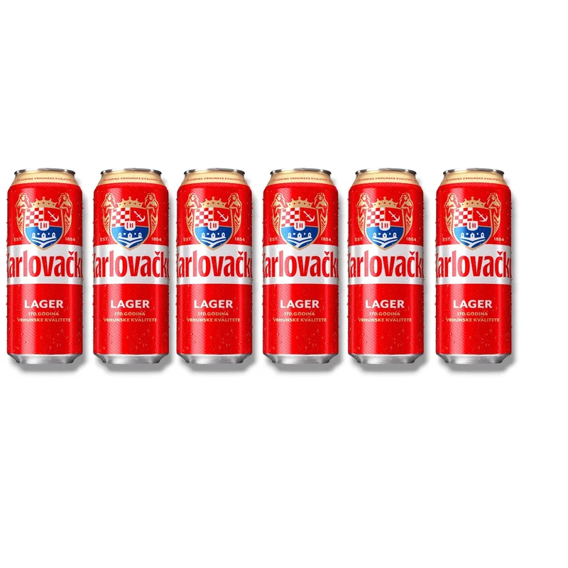 Karlovacko Lager 0,5 l Dose – Kroatisches Lagerbier 5,0 % Vol.