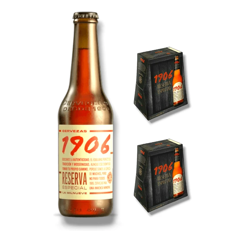 Estrella Galicia 1906 Reserva Especial 0,33l - Bockbier aus Spanien mit 6,5% Vol.