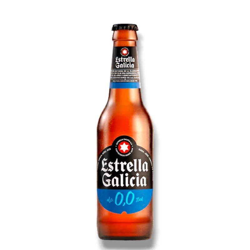 Estrella Galicia 0,0% Vol. - Spanisches Lagerbier alkoholfrei