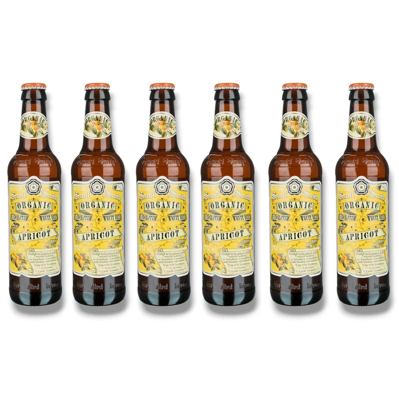 Samuel Smith Organic Apricot 0,35 l – Bio-Bier mit Aprikose
