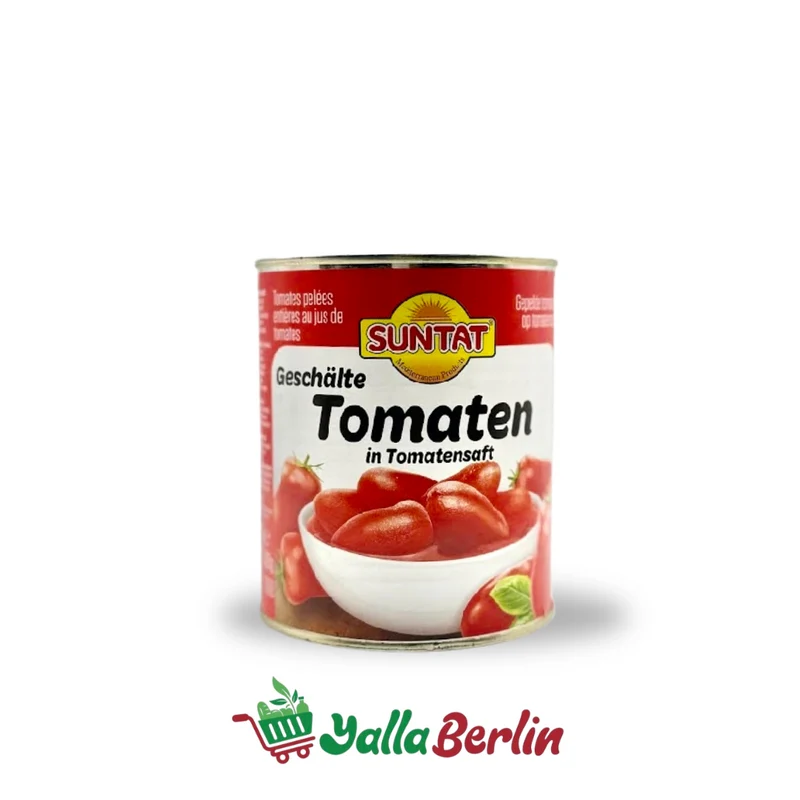 SUNTAT Geschälte Tomaten in Tomatensaft 800 g