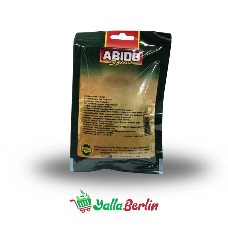 ABIDO GROBER SCHARFER ROTER PFEFFER 50 g