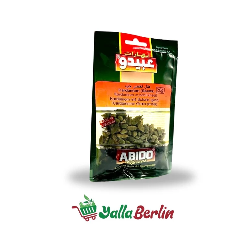 ABIDO GANZER GRÜNER KARDAMOM 30 g
