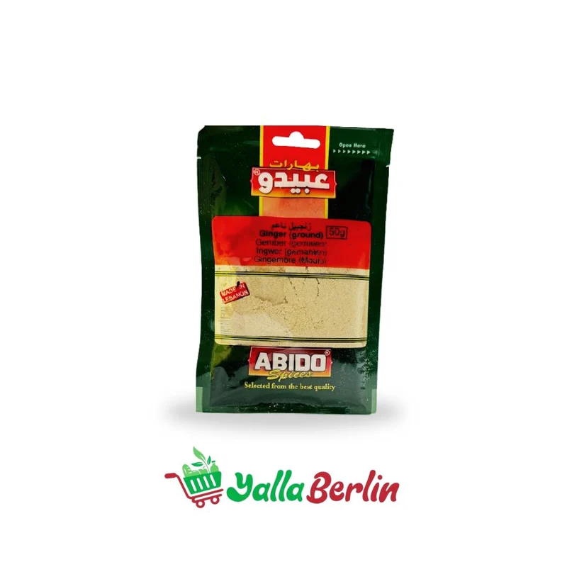 ABIDO Gemahlener Ingwer 50g