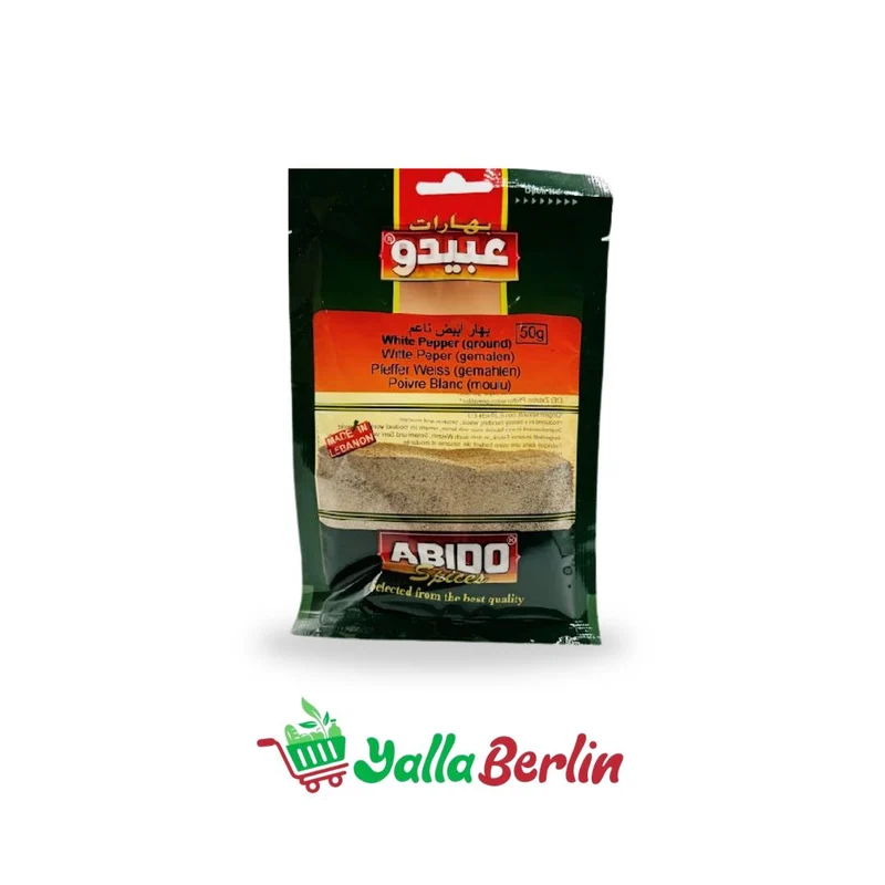 ABIDO WEISSER PFEFFER GEMALEN 50g