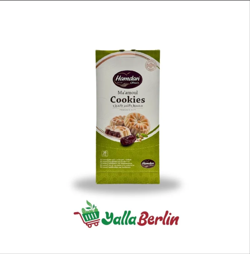 Hamdan Ma’amoul Dattelkekse mit Kardamom 400 Gr