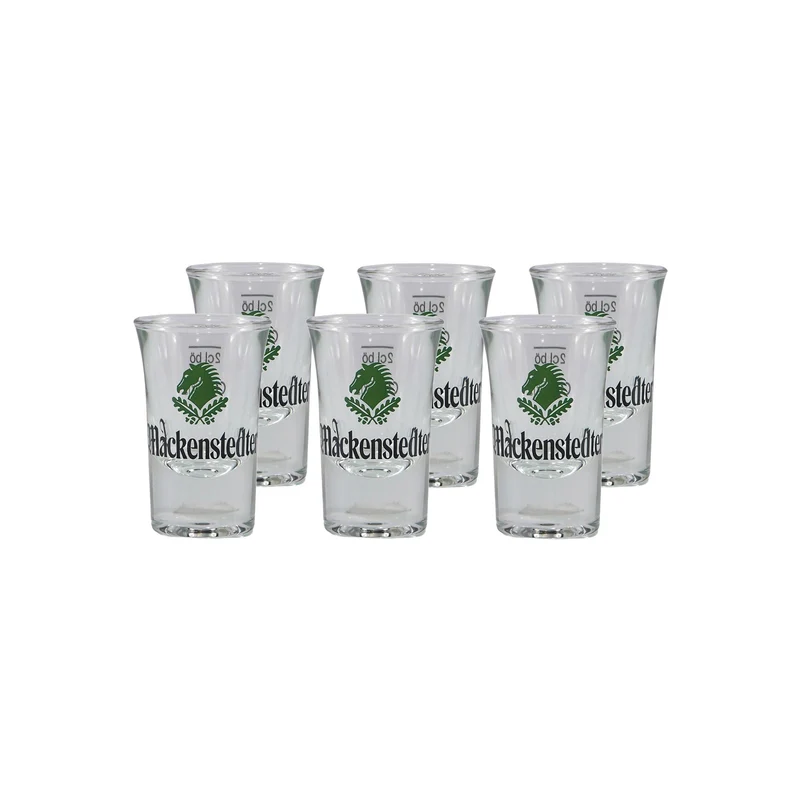 Mackenstedter Apfel Likör mit 6x Shotgläser