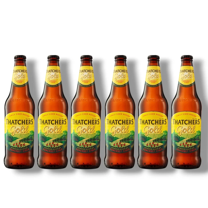 Thatchers Gold 0,5 l – Somerset Cider, 4,8 % Vol.