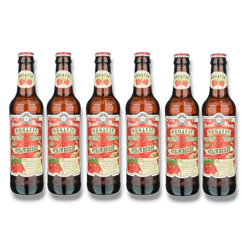 Samuel Smith’s Organic Strawberry Ale 0,35l – Bio‑Erdbeer‑Fruchtbier