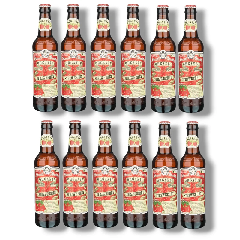 Samuel Smith’s Organic Strawberry Ale 0,35l – Bio‑Erdbeer‑Fruchtbier