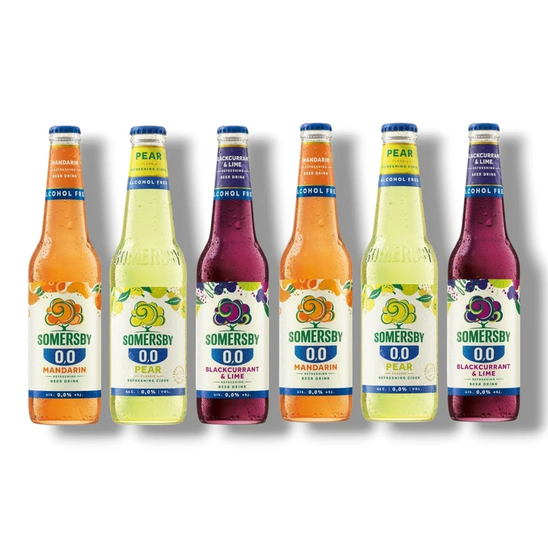 Somersby alkoholfrei 0,0 Mixpaket – 3 fruchtige Sorten