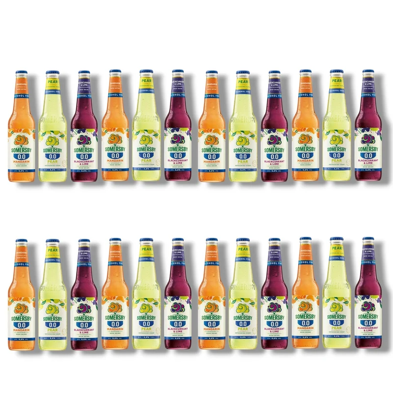 Somersby alkoholfrei 0,0 Mixpaket – 3 fruchtige Sorten