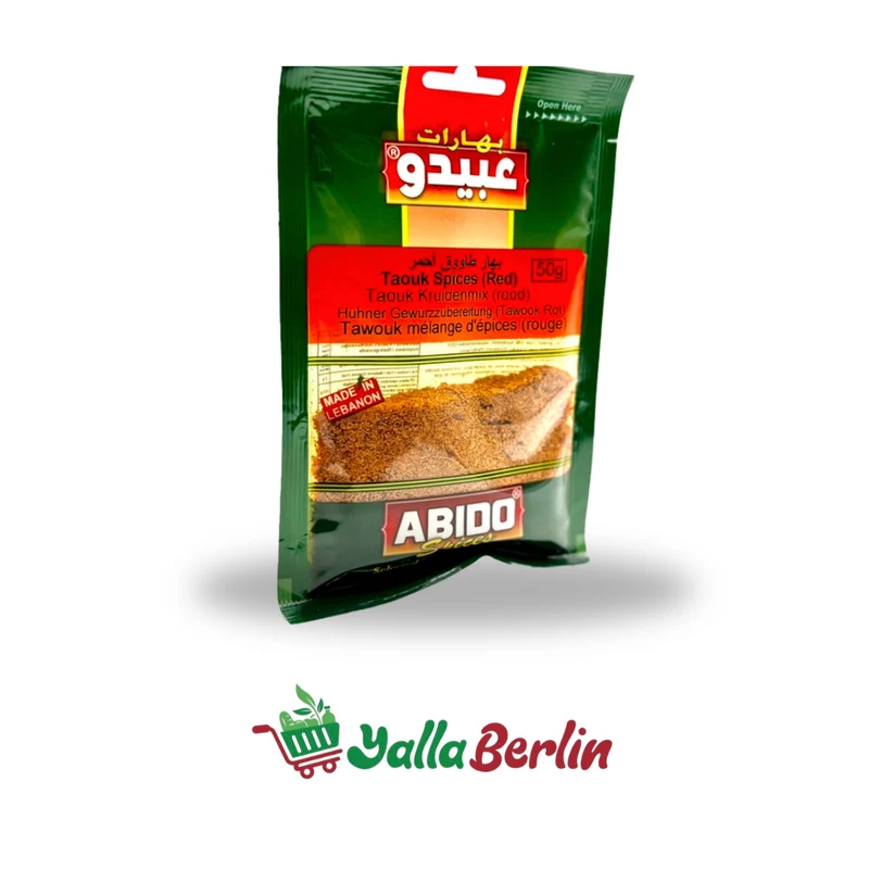 ABIDO ROTES TAOUK-GEWÜRZ 50 g