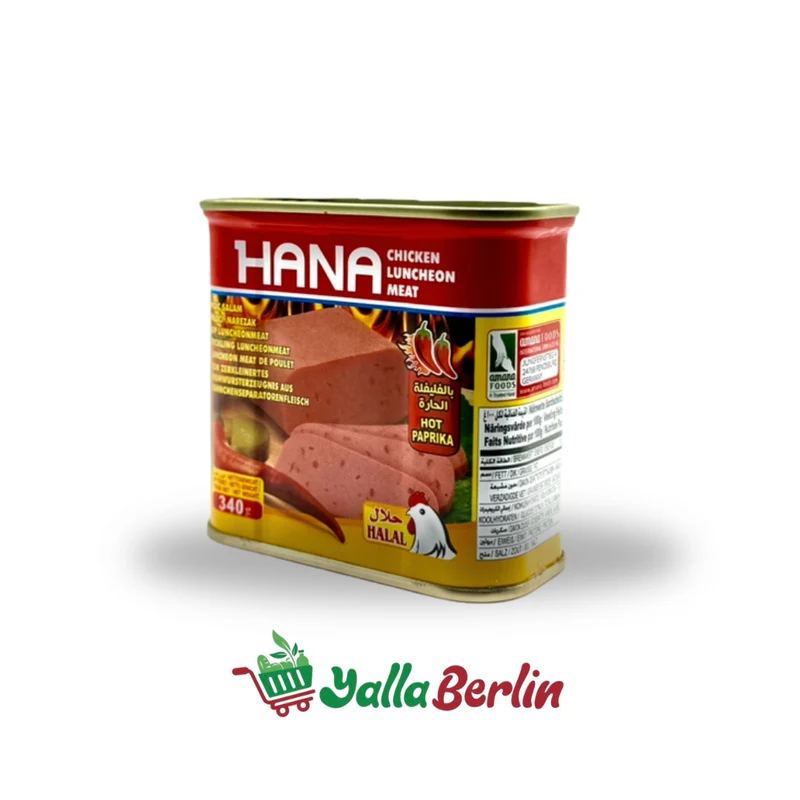HANA HUHN LUNCHEON FLEISCH MIT SCHARF 340 Gr