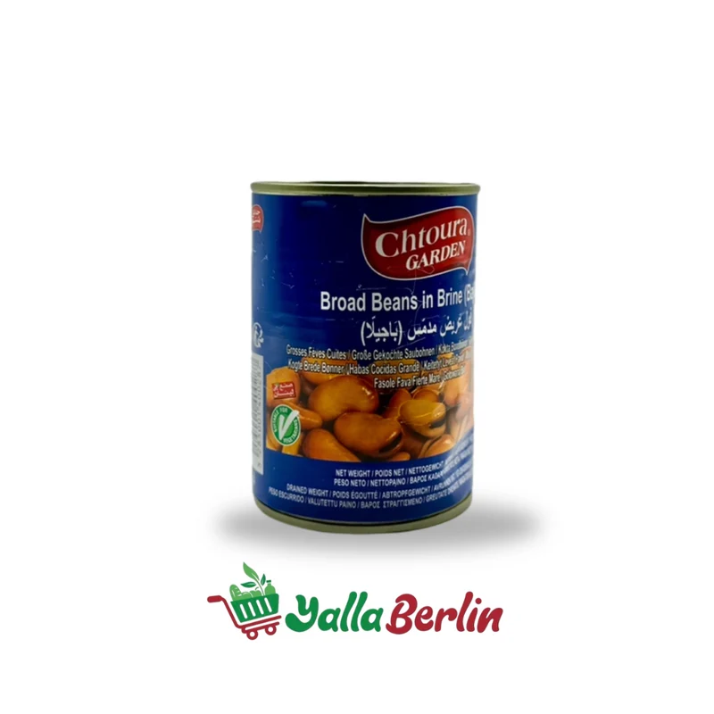 CHTOURA GARDEN GEDÜNSTETE BREITE BOHNEN 400 Gr