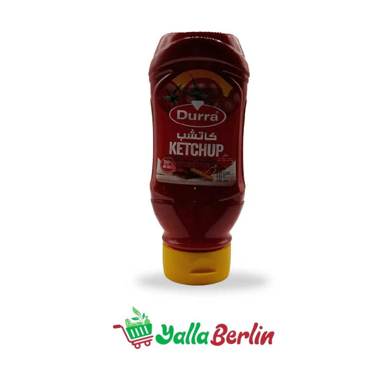 DURRA KETCHUP SCHARF - Würzig-scharfer Tomatenketchup - 410 g