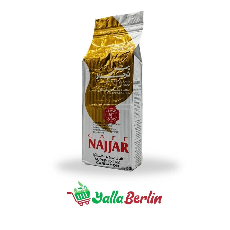 Al-Najjar Kaffee mit Super-Extra-Kardamom 450 Gr