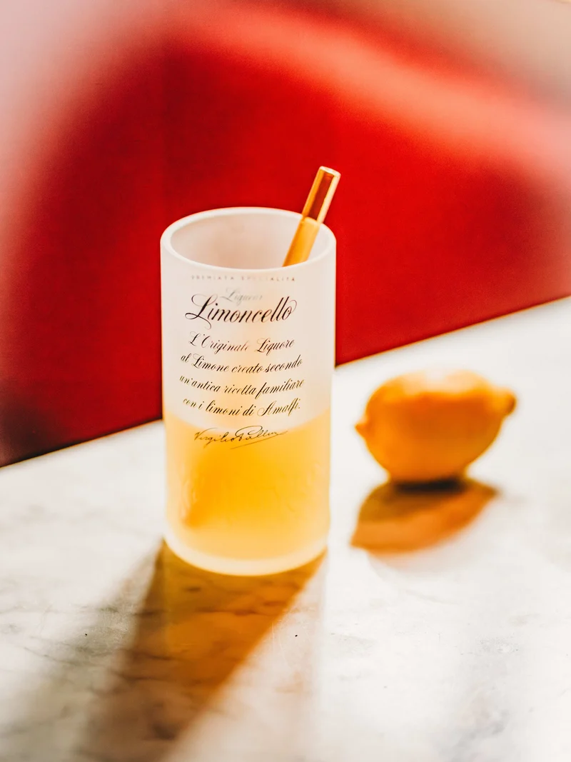 Limoncello Glas 🍋 witzig & wunderbar
