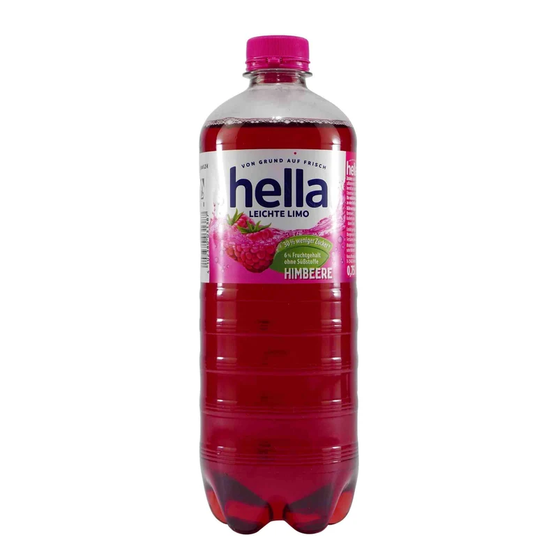 hella Leichte Limo Himbeere (6 x 0,75L) EINWEG