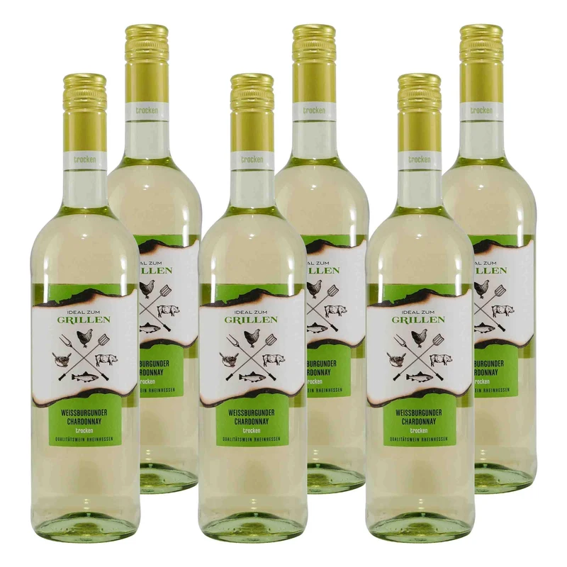 Kendermann Weissburgunder Chardonnay -trocken- (6 x 0,75L)