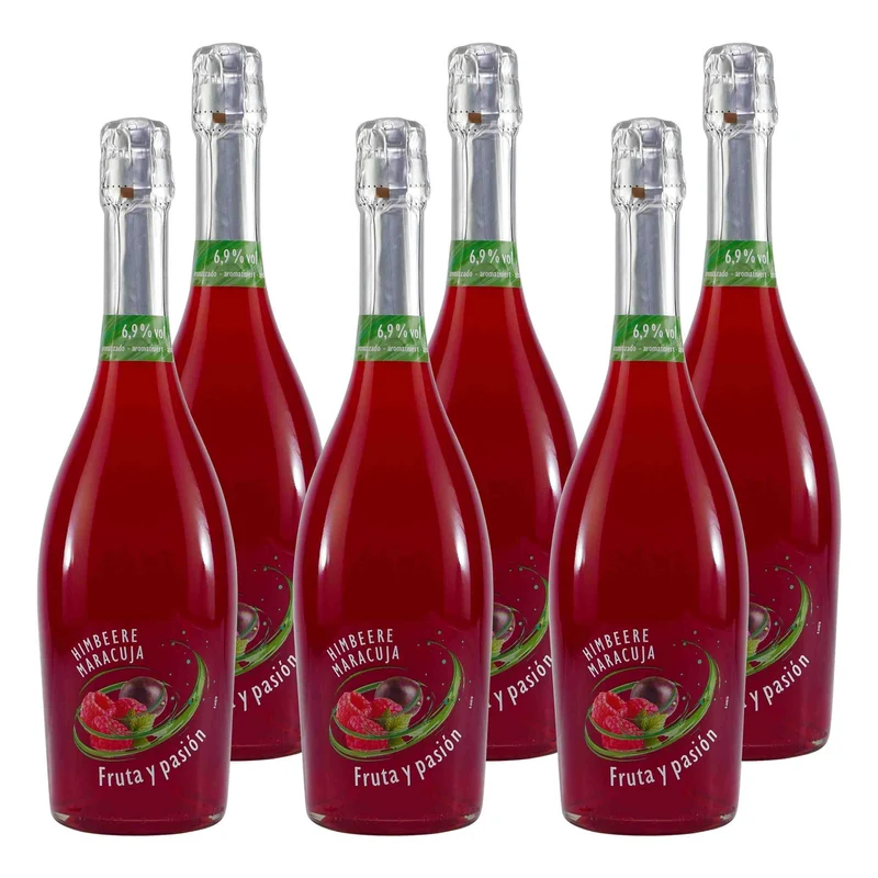 Fruta y Pasión Himbeer-Maracuja Cocktail (6 x 0,75L)